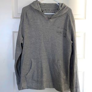 Mens Marc Ecko gray lightweight hoodie